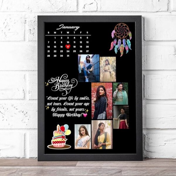 Collage Photo calendar Frame For Birthday - Image 5